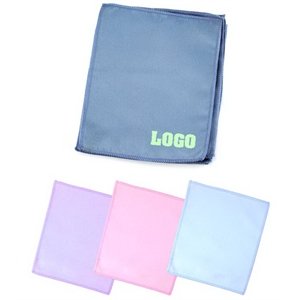 Customized Microfiber Screen Mobile Phone Lens Cleaning Cloth Clearner