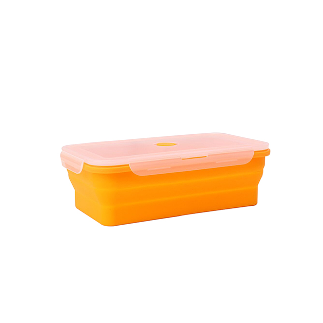 Collapsible Food Grade Silicone Lunch Bento Box