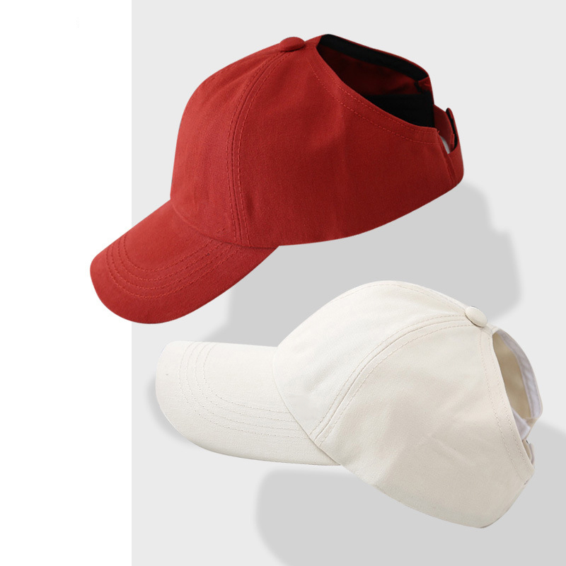 Ponytail Top Hats for Women High Bun Baseball Caps Ponytail Cap