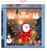 Christmas Santa Claus Window Stickers Wall Ornaments Christmas Pendant Merry Christmas For Home Decor New Year Stickers 2022