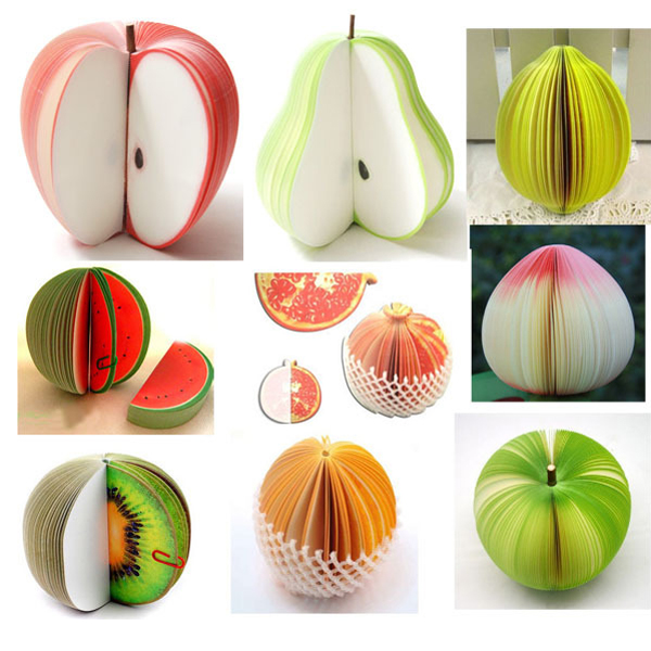A Fruit-Shaped Note Pad