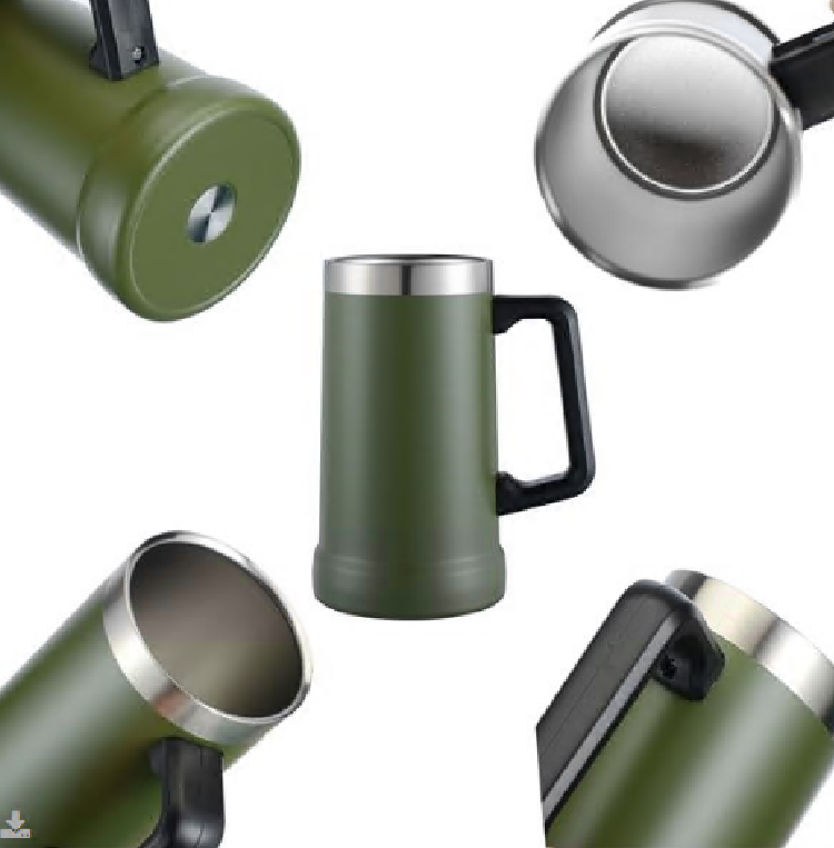 24Oz Stainless Steel Tumbler With Handle