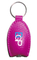 Custom Promotional PU Leather LED Light Keychain Key Ring Key Tags