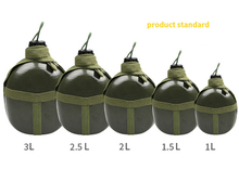Portable Aluminium Military Army 2.5L Water Bottle 