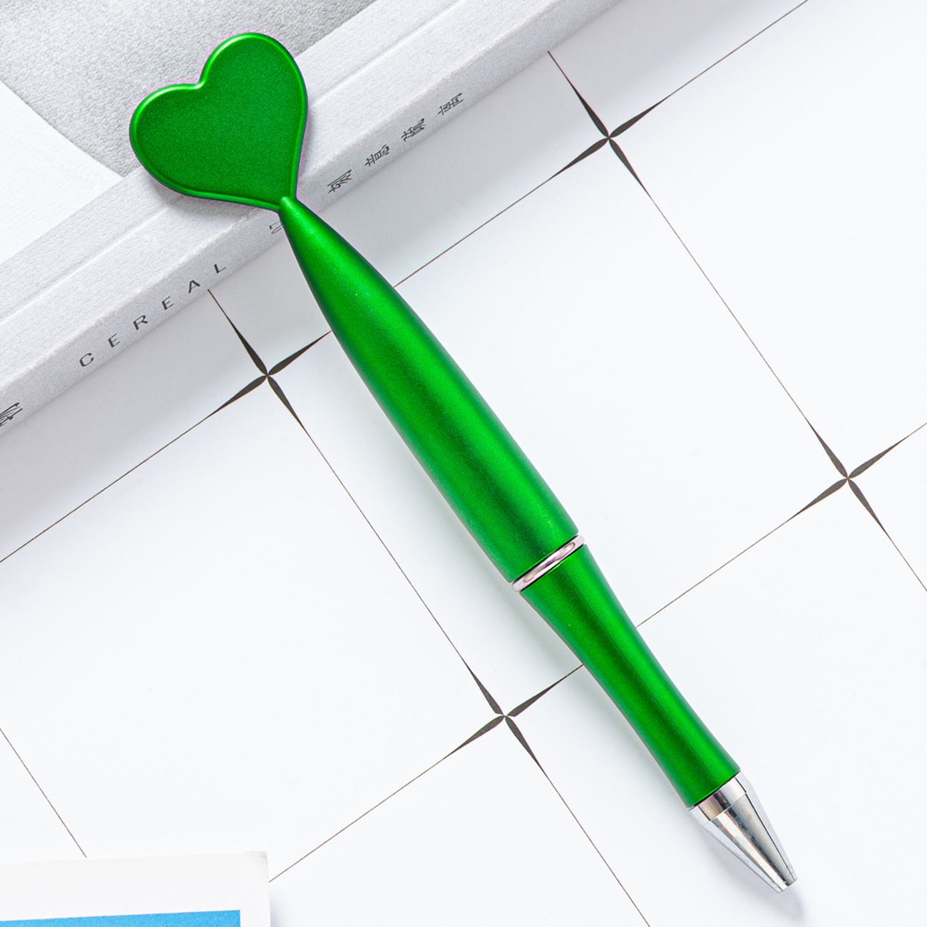 Valentines Heart Shaped Pens Novelty Ballpoint Pens 1 mm Black Gel Ink Rollerball Pen Pretty Office Pens