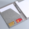 Padfolio PU Leather Folder Interview Resume Notebook Holder, A4 Letter Size Leather Portfolio Binder