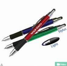 Aluminum Pen w/ Stylus & Light