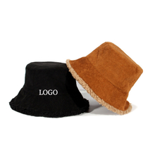 Custom logo printed embroidery double sided fisherman hat