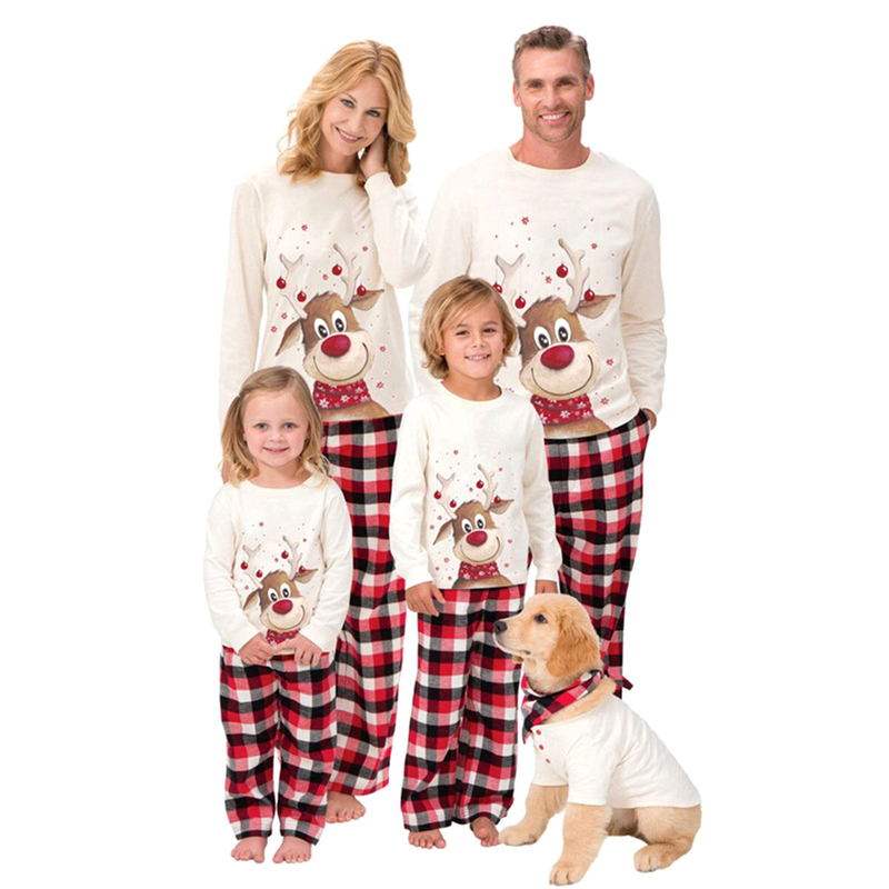 Family Christmas Matching Sets Baby Christmas Matching Jammies for Adults and Kids Holiday Xmas Sleepwear Set