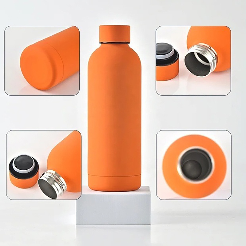 Small Car Cup With Portable Silicone Handle