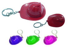 Custom Logoed Fireman Hat LED Keychain