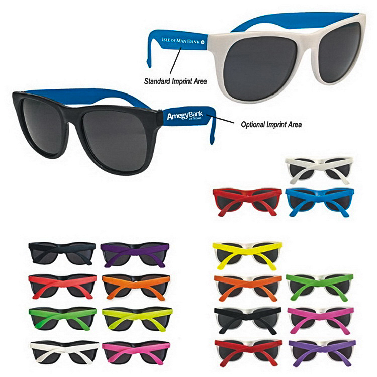 Wholesale custom logo printed Two-Tone Sunglasses