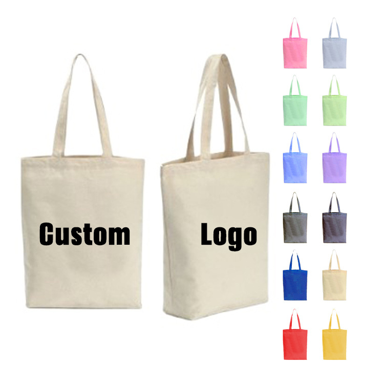 Custom logo Promotion Canvas Tote Bag