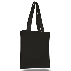 Cheap Canvas Tote Book Shopping Bag With Gusset