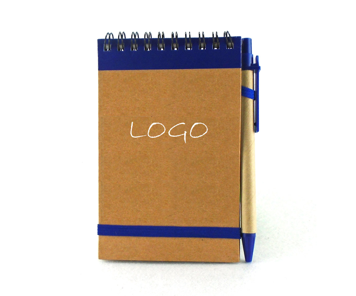 Eco Recycled Notebook With Pen Combo