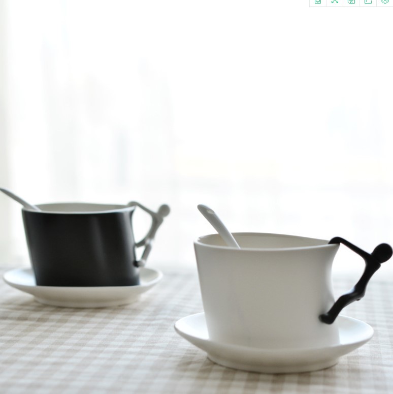 Human Shape Redeem Porcelain Ceramic Coffee Cup