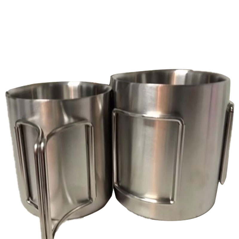 Steel Wire Folding Handle Cup