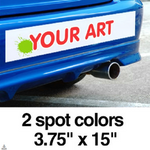 Spot Color Bumper Stickers