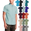 Cotton Slim Fit Business Casual Short Sleeves Men Shirts