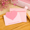 Folding Heart Shape Greeting Card