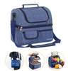 Two Compartments Insulated Cooler Bag