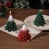 Christmas Tree Shaped Decorative Scented Candle 6h Burning Times Natural Paraffin Wax Candle Holiday Gifts