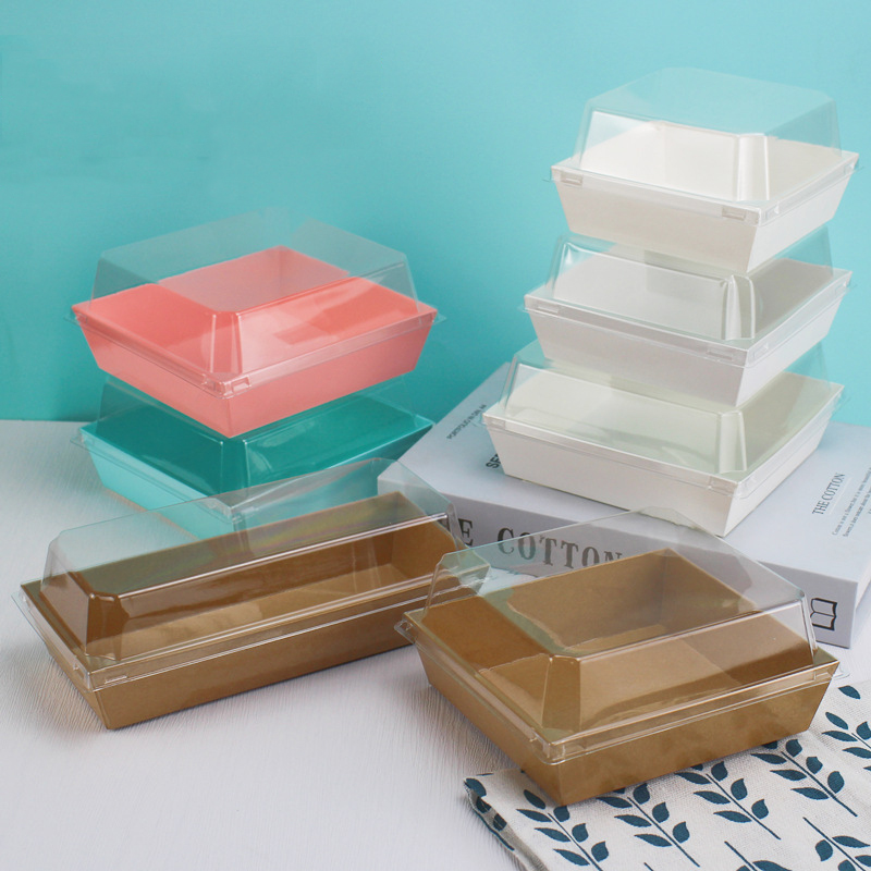 Sandwich/Food Box With Plastic Lid