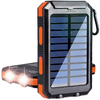 Wasterproof Solar Power Bank with LED-10000 mAh