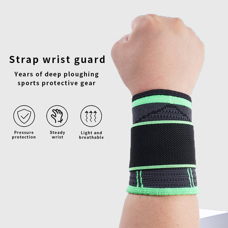 Sports Bandage Wrapped Around Pressure Wrist Brace