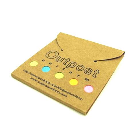 Promotional Sticky Note Pad Booklet In Pocket Case