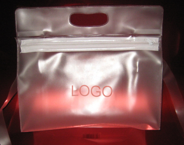 Translucent Cosmetic Toiletry Bag - 8 " x 3 " x 9.5 "
