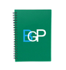 Custom Promotional A5 Spiral Notebook 5"x7", PP Cover, 70 sheets/140 pages, Lined Notebook