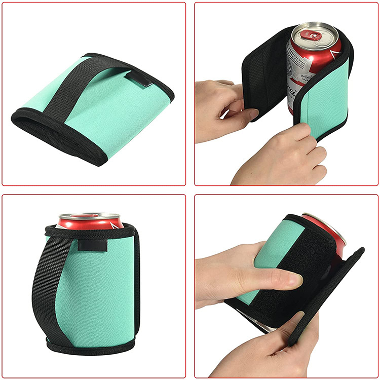 Reusable Iced Coffee Cup Insulator Sleeve with Handle for Cold Beverages, Neoprene Holder for Coffee, Drinks