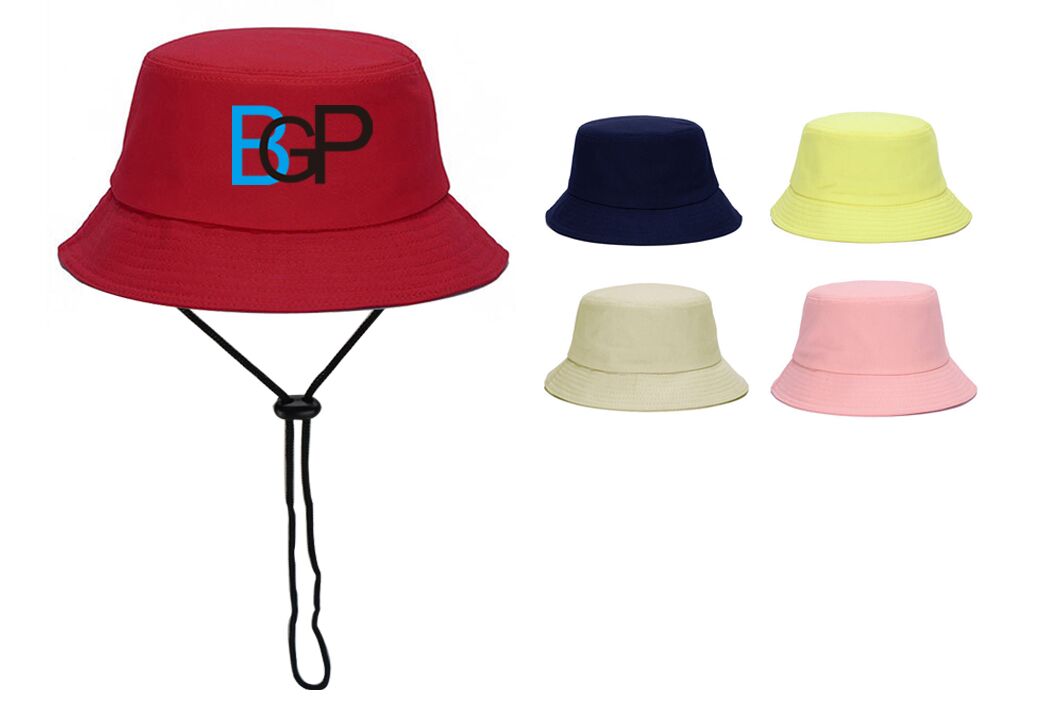 Fisherman Bucket Hat With String