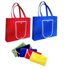 Imprinted Collapsible Tote Shopping Bag