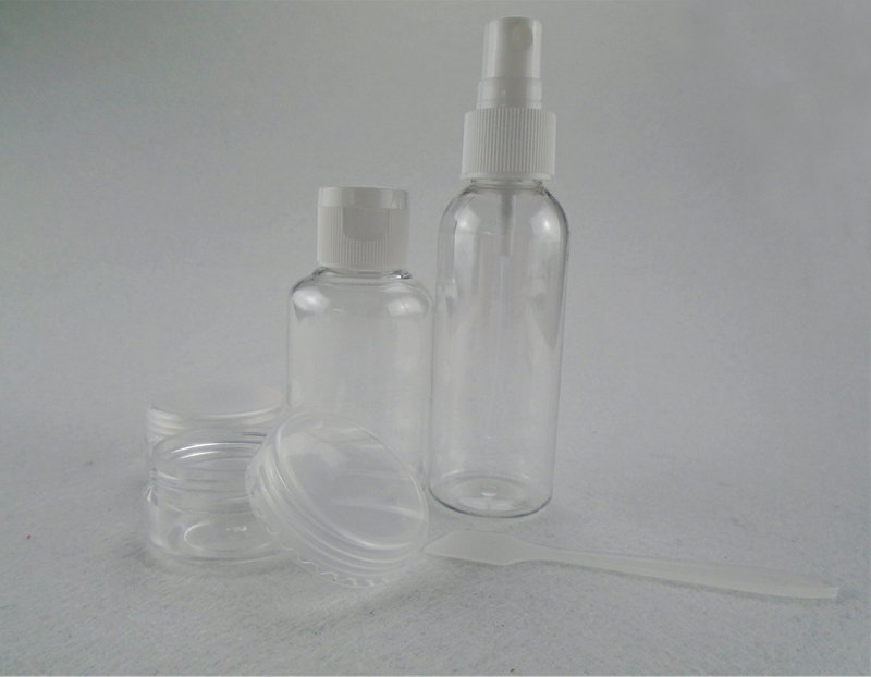Custom Logo 5-Piece Shampoo Lotion Refill Travel Set Bottles BMA010