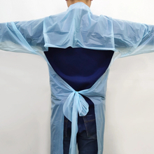 Disposable CPE Plastic Isolation Gown