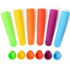 Silicone Popsicle Molds Multi Colors Ice Pop Mold with Lids