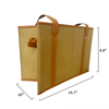 Shopping Bags for Groceries Pack Extra Large Collapsible Market Box Totes with Handles Strong Non-woven Fabric Foldable with Rigid Bottom