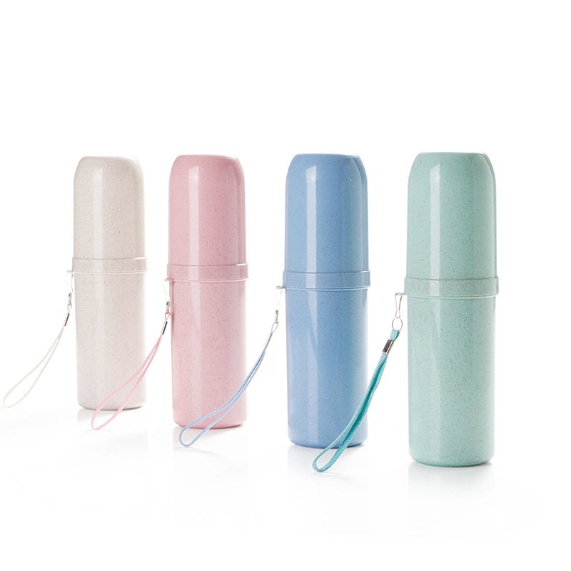 Print Travel Cup and Toothbrush Toothpaste Holder