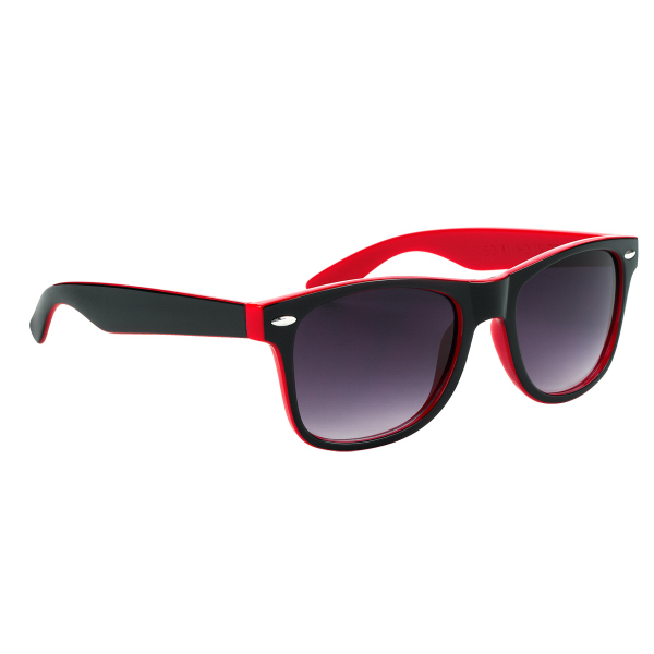 Custom Logoed Imprinted Two-Tone Malibu Sunglasses