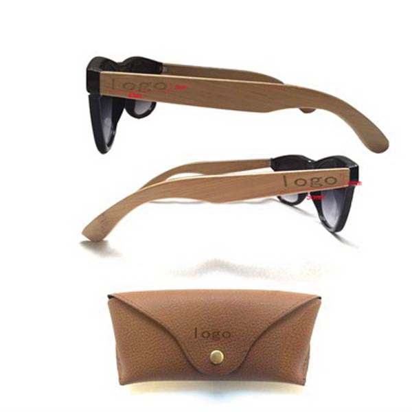 Bamboo Arms Custom Promotional Sunglasses With Pouch
