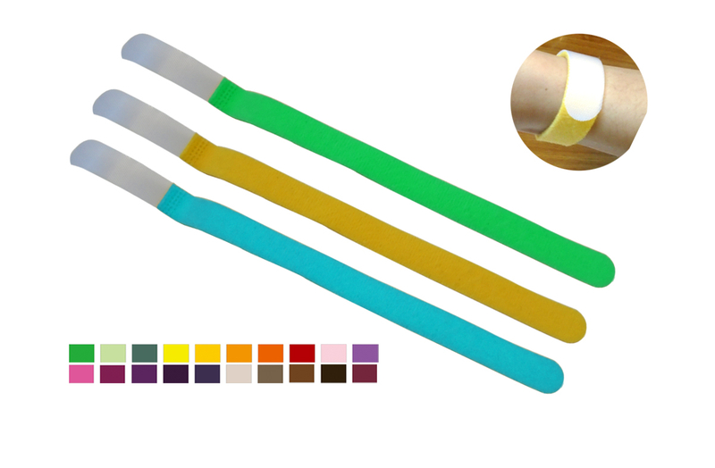 Adjustable Custom Logo Polyester Wristband