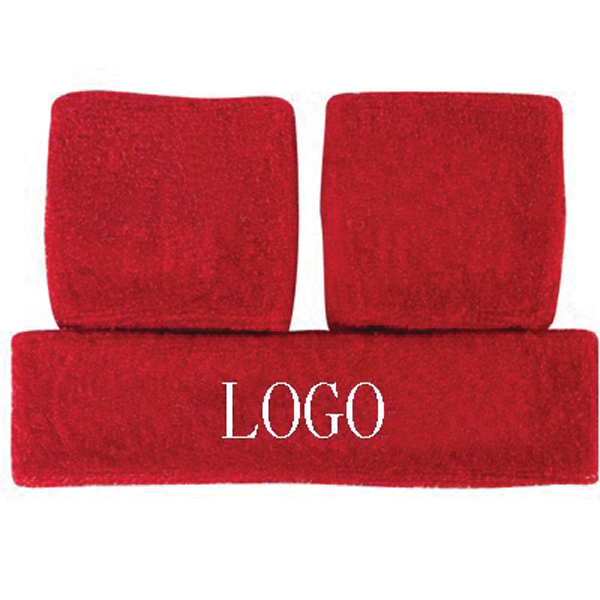 Cotton Custom Logo Sports Wristband & Headband Set