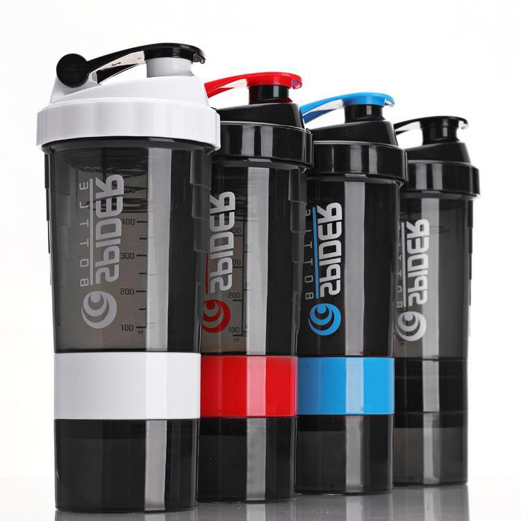 500ml Plastic Shaker Bottle With Storage