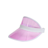 Anti-UV Headwear Highlight Plastic Cap Visor Outdoor Hat