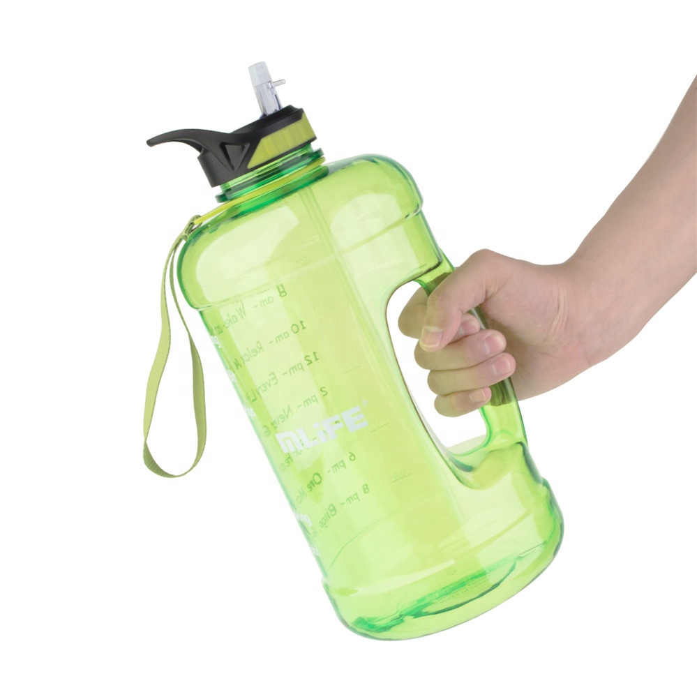 Clear Plastic Bottle Half Gallon Water Jug GYM Water Bottle
