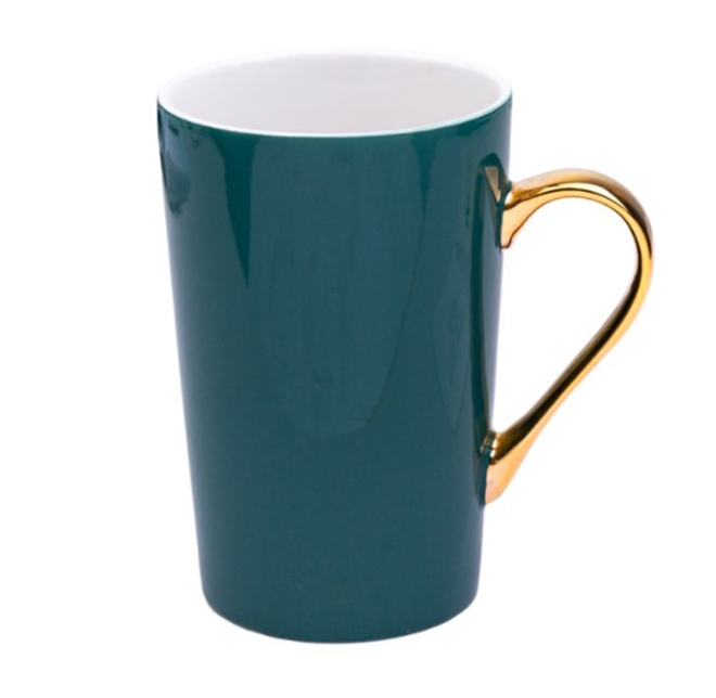 Customized Logo New Ceramic Gold Hand Custom-made Coffee Mug