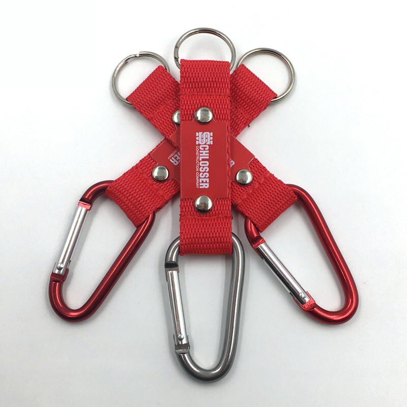 6# Aluminium Mountaineering Buckle Carabiner Hook