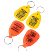 Teardrop Shape Plastic Key Tag